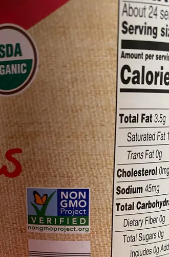 Vista 4 de Simply Nature Cebollas fritas orgánicas veganas sin OMG (paquete de 2)