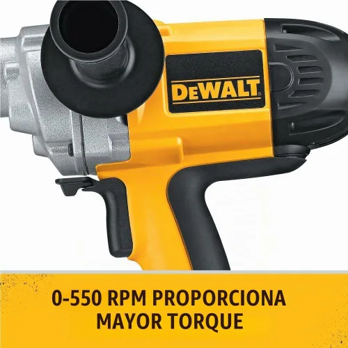 Vista 6 de DEWALT Taladro eléctrico, mango de pala, 1/2 pulgada, 9 amperios (DW130V)