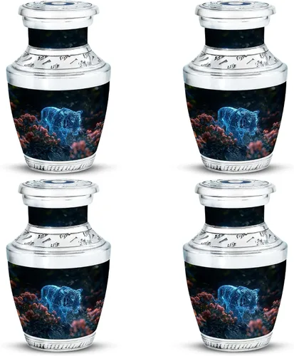 Vista 12 de Urnas negras de guitarra musical para cenizas, urna funeraria decorativa, regalo conmemorativo para hombres y mujeres, recuerdo de mini cenizas
