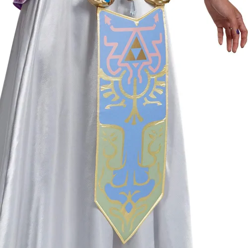 Vista 6 de Disguise disfraz para adulto de Zelda de lujo, Leyenda de Zelda
