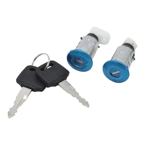 Vista 4 de Juego de cerradura de interruptor de encendido de 4 cables para ciclomotor chino GY6 125cc 150cc, interruptor de llave principal de enchufe de 4
