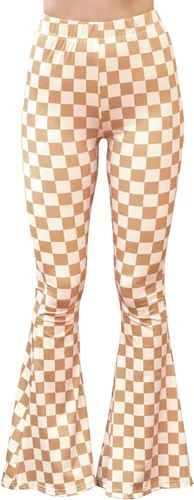 Vista 20 de Daisy Del Sol - Pantalones de yoga cómodos y elásticos de cintura alta, estilo boho de los 70 con parte inferior acampanada Baya