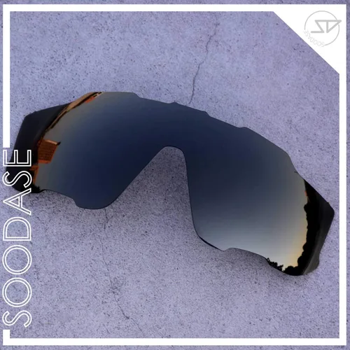 Vista 3 de SOODASE Para Oakley Jawbreaker Gafas de sol azulnegrooro polarizadas lentes de repuesto