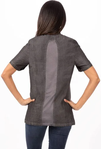 Vista 3 de Chef Works Chelsea Chef Coat para mujer