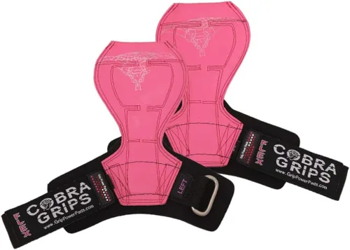 Vista 10 de Cobra Grips Flex Model Weight Lifting Gloves Heavy Duty Straps Alternative Power Lifting Hooks for Deadlifts with Padded Wrist Wrap Support