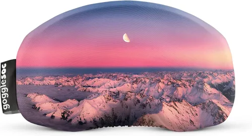 Vista 29 de GOGGLESOC - Funda protectora de microfibra para gafas, esquí, snowboard Made from Recycled Plastic Bottles, Lens Cloth, Lens Protection, Universal