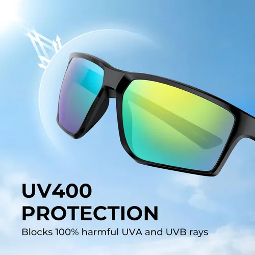 Vista 2 de KastKing Osage - Gafas de sol deportivas polarizadas para hombres y mujeres, ideales para conducir, pescar, ciclismo, correr, protección UV