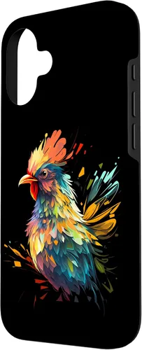 Vista 2 de Funda gráfica de animales de granja divertidos para iPhone 16