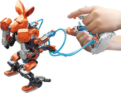 Vista 4 de Thames & Kosmos Kit de experimento STEM de bots de boxeo hidráulicos ¡Construye dos robots de boxeo impulsados por energía hidráulica! Explora