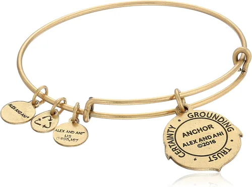 Vista 2 de Alex and Ani, Anchor II, Brazalete rígido de alambre extensible