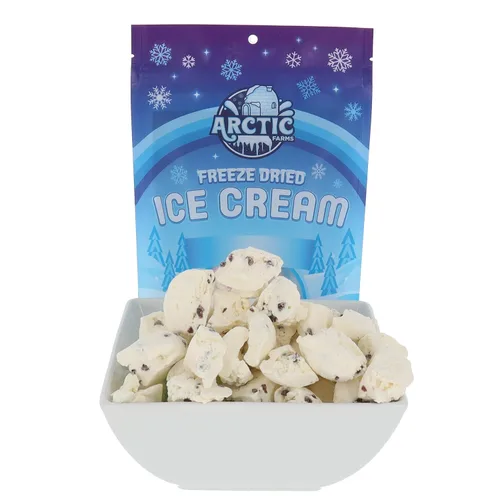 Vista 29 de Arctic Farms Trozos de Helado Liofilizado Empaquetados y en Caja - No se Derrite (1 libra, S'mores)