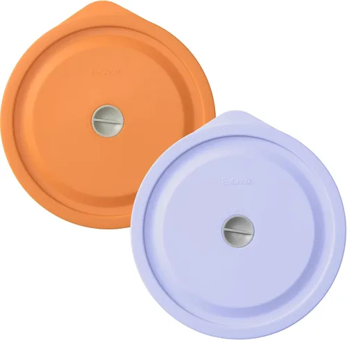 Vista 13 de Tapas de repuesto para Pyrex 7200-PC de 2 tazas, tapa de cobertura de almacenamiento redonda de silicona para tazón de vidrio Anchor Hocking Beige 4