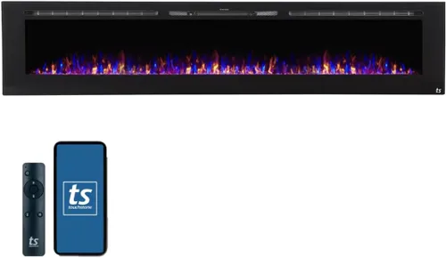 Vista 20 de Touchstone Sideline - Chimenea eléctrica empotrable