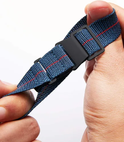 Vista 3 de BINLUN Banda de reloj de nylon de tela elástica Correa de repuesto militar impermeable para hombres