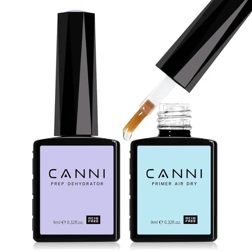 Vista 10 de CANNI - Juego de 2 capas de esmalte de uñas de gel sin necesidad de limpieza y capa base, acabado brillante, duradero, esmalte de uñas de gel