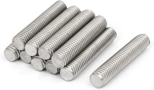 Vista 11 de uxcell M3 x 2.362 in 0.020 in Pitch 304 Varillas totalmente roscadas de acero inoxidable barra 10 piezas