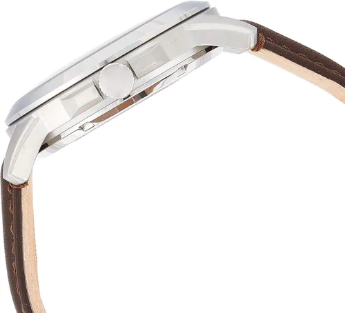 Vista 4 de Fossil de los hombres me3052Grant two-hand Autocontrol automático viento reloj con correa de piel color café