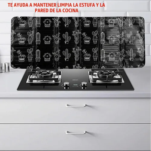 Vista 3 de NeilBee - Protector de salpicaduras de aceite de 3 caras, 2 pantallas plegables contra salpicaduras de grasa, protector contra salpicaduras