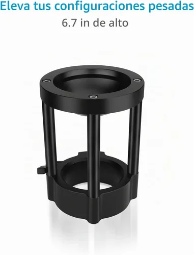 Vista 3 de PROAIM Elevador de cámara - Base Euro/Elemac con cuenco de 3.937 in para cine Dolly y Bazooka. Elevador de altura de 7 pulgadas para cabezal
