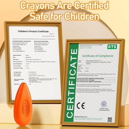 Vista 3 de Four Candies Crayones para niños de 12 colores, no tóxicos, lavables, para niños pequeños de 1 a 3, irrompible y fácil agarre en forma de gota