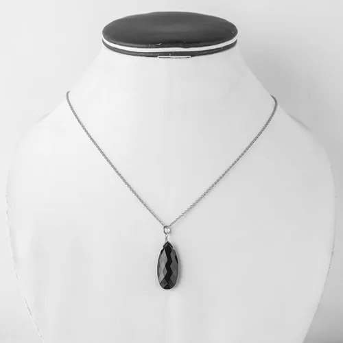Vista 34 de Collar de pera de piedras preciosas
