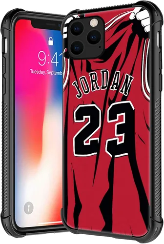 Vista 10 de Funda compatible con iPhone 12 Pro Max, patrón de aro de baloncesto para niños y hombres, funda antiarañazos a prueba de golpes para iPhone 12 Pro