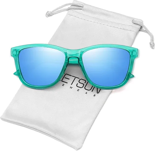 Vista 36 de Meetsun - Lentes de sol polarizados, unisex, modernos, con estilo de diseñador, clásico y retro A1 Negro Brillante