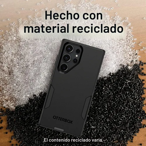 Vista 6 de OtterBox Galaxy S23 Ultra (solamente) - Funda de la serie Commuter - Negro, delgado y resistente, apto para bolsillo, con paño de limpieza, embalaje