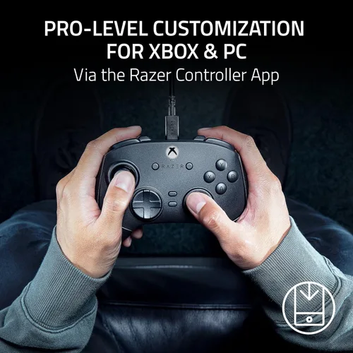 Vista 6 de Razer Wolverine V3 Tournament Edition Wired Gaming Controller Licensed for Xbox Series XS, Xbox One, Windows PC - 6 Remappable Buttons - Fast
