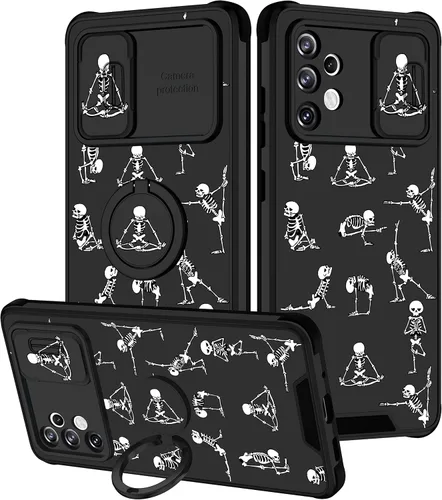 Vista 129 de Funda 2 en 1 para Samsung Galaxy S23 Ultra Flamingo para mujeres y niñas, diseño femenino de flamencos con cubierta deslizante para cámara y soporte