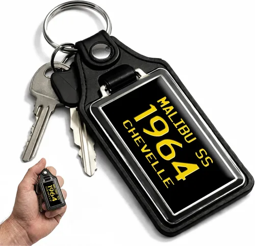 Vista 28 de Brotherhood Llavero de coche para Chevelle - Llavero de modelos clásicos para hombres y mujeres, llavero de regalo