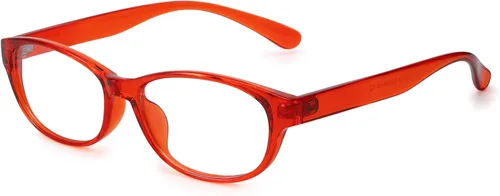 Vista 6 de DreamCalf Trendy Fake Glasses Small Rectangular Y2K Eyewear with Anti Blue Light Protection for Women's Cosplay