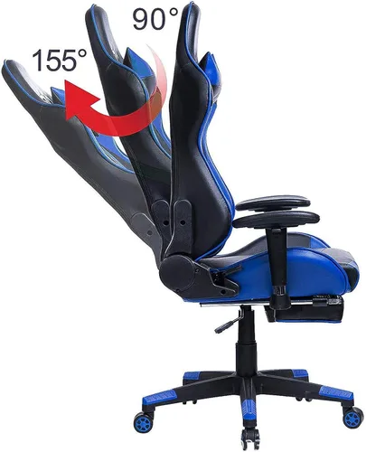 Vista 3 de Home Ergonomic Office Chair Ergonomic Computer Chair with Adjustable Height,Gaming Chair,High Back Adjustable Swivel Video Game Chair with Footrest