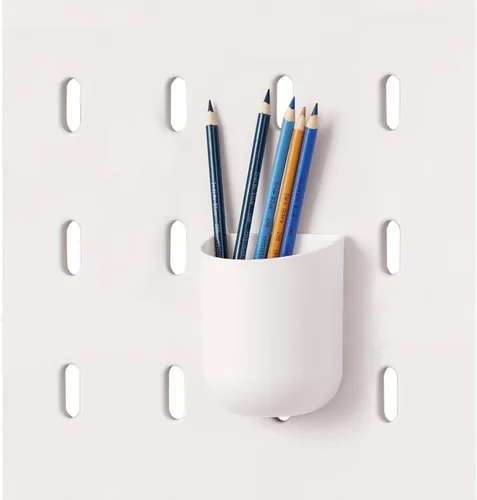 Vista 17 de iDesign Cade - Contenedor organizador modular de plástico sin BPA para colgar, 5.04 x 3.04 x 4 pulgadas, color gris