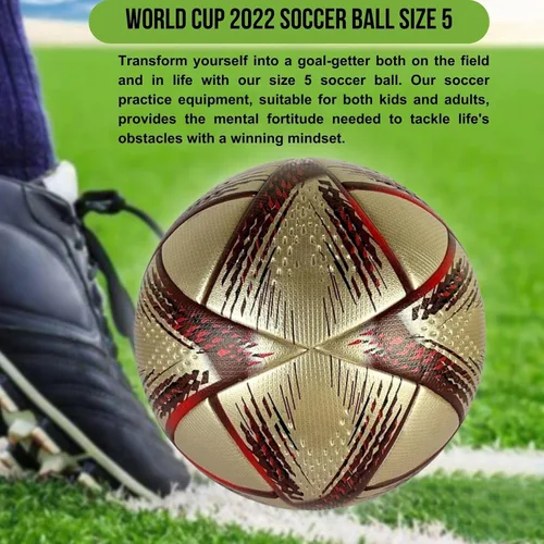 Vista 6 de Balón de fútbol de la Copa del Mundo 2022, Copa Mundial 2022, réplica de balón de fútbol/pelota de fútbol, Copa del Mundo 2022, Balón de fútbol