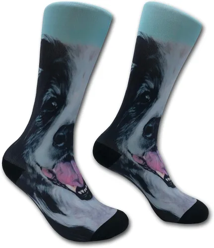 Vista 2 de Calcetines estampados de animales lindos - Calcetines locos 360 calcetines divertidos regalos para mujeres y hombres