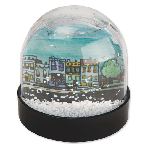 Vista 3 de S&S Worldwide Color-Me - Kit de globos de nieve, crea tu propio diseño incl. Inserta, llena, agita y disfruta de la caída de la nieve! Artesanía