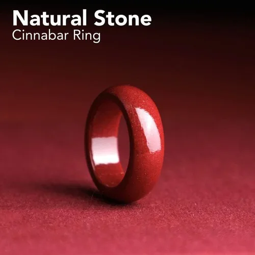 Vista 8 de Dosurgorn FengShui - Anillo de cinabrio de Feng Shui para hombres y mujeres, anillo de Feng Shui para riqueza y protección, amuleto de dinero