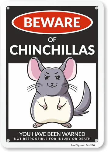 Vista 21 de SmartSign Funny Beware Of Bearded Dragons - Letrero de advertencia de 10 x 7 pulgadas, aluminio laminado sin óxido de 40 mil, letreros de metal