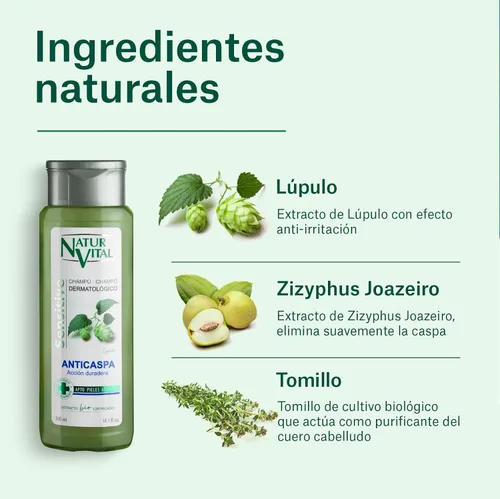 Vista 4 de CHAMPÚ ANTI-CASPA por Natur Vital