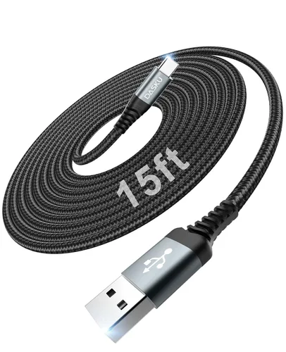 Vista 57 de Dasku iPhone 17 USB C a USB C de carga rápida, 60 W (3.1 A), paquete de 2 cables cargador de carga de 3 pies tipo C para iPhone 17/16/15/15 Plus/15