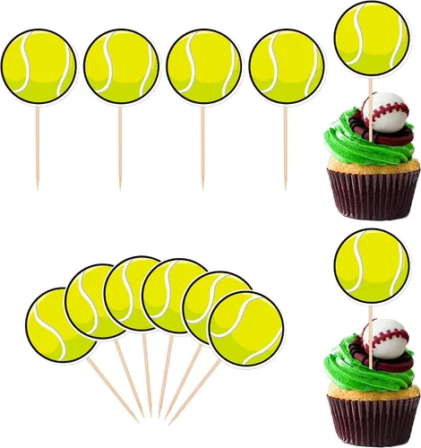 Vista 17 de Rsstarxi Paquete de 12 adornos 3D para cupcakes de baloncesto para decoración de tartas de baloncesto para temática deportiva, baby shower, fiesta