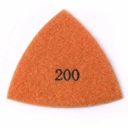 Vista 2 de Reemplazo 200 Grit Electroplated Triangular Pulido Diamante Oscilante Pad para Diamante Especialidad MB1T