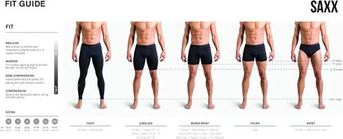 Vista 4 de SAXX - Ropa interior para hombre - VIBE - Calzoncillos para hombre con soporte integrado para bolsa BallPark - Pack de 2, Core