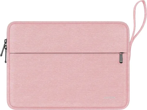 Vista 10 de Funda para portátil de 13 pulgadas, resistente al agua, con asa, a prueba de golpes, bolsa protectora para laptop compatible con MacBook Air Negro