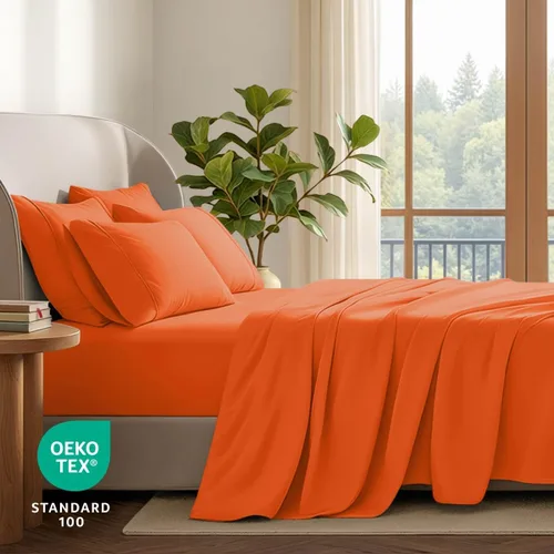Vista 153 de Bare Home Sheet Set 1800 Ultra-Soft with 2 Pillowcases (Twin XL, Dark Blue)
