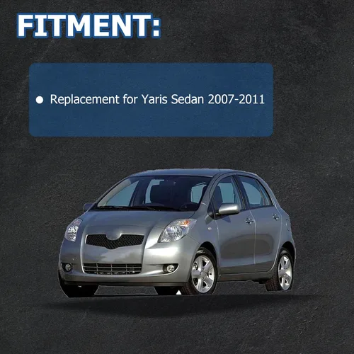 Vista 7 de WFLNHB 1 par de luces antiniebla de repuesto para Toyota Yaris Sedan 2007-2011, faros antiniebla, lado del pasajero y del conductor