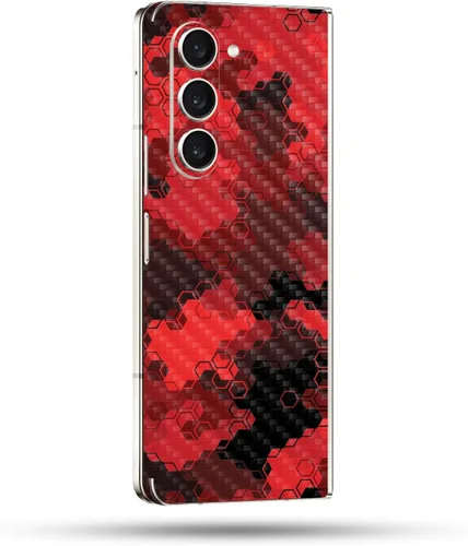 Vista 59 de MightySkins Skin compatible con Samsung Galaxy Z Fold 5 - Puppy Fall Funda protectora de vinilo duradera y única Fácil de aplicar, quitar