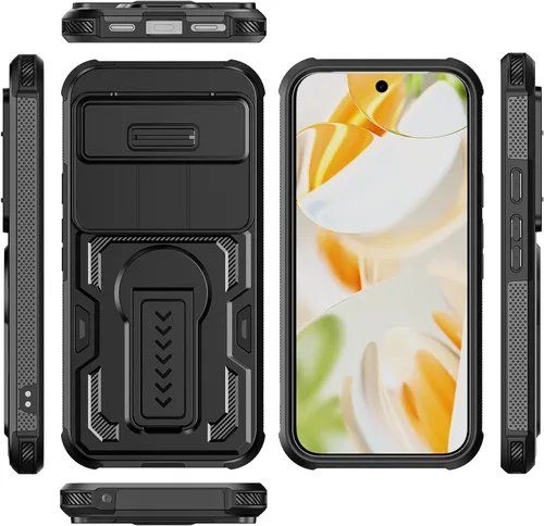 Vista 7 de Lanhiem Funda para Google Pixel 11 Pro XL / 10 Pro XL con protector de pantalla de privacidad, cubierta deslizante para cámara deslizante, cubierta