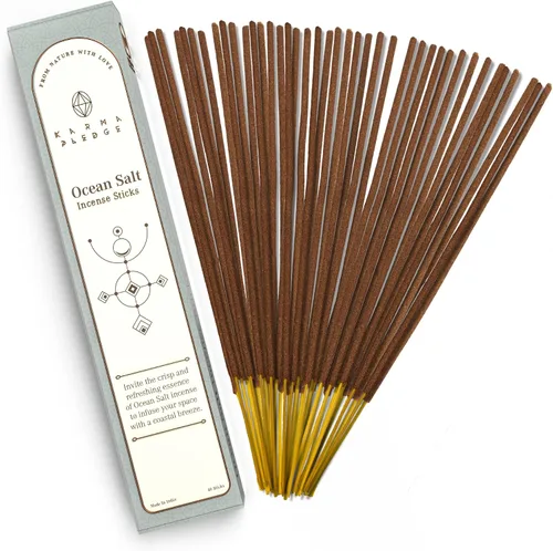 Vista 18 de Bakhoor - Varitas de incienso orgánicas sumergidas a mano, 100 varillas con hierbas naturales e ingredientes aromáticos, tiempo de combustión de 45